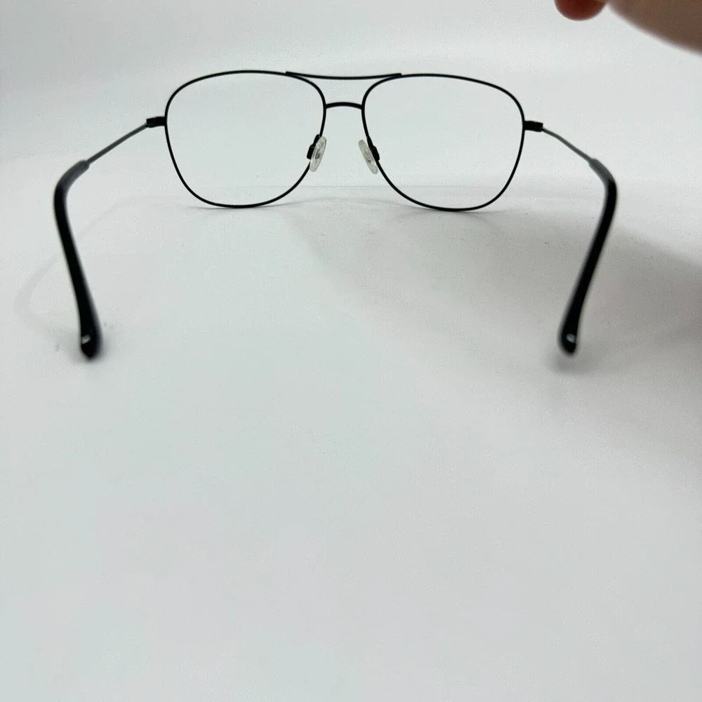 Maui‎ Jim CliffHouse MJ-247-02 Titanium Black Aviator Sunglasses Frames H10400